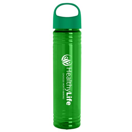The Adventure - 32 Oz. Transparent Bottle With Oval Crest Lid Made With Tritan Renew-2