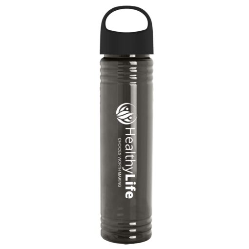 The Adventure - 32 Oz. Transparent Bottle With Oval Crest Lid Made With Tritan Renew-3