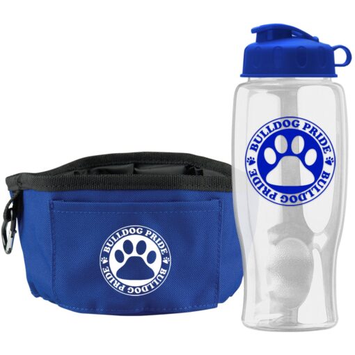 Thirsty Dog Sports Bottle And Folding Dog Bowl Set-5