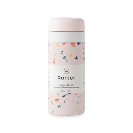 W&P Porter Insulated Ceramic Bottle 16 Oz - Pink Terrazzo-4