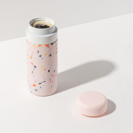 W&P Porter Insulated Ceramic Bottle 16 Oz - Pink Terrazzo-5
