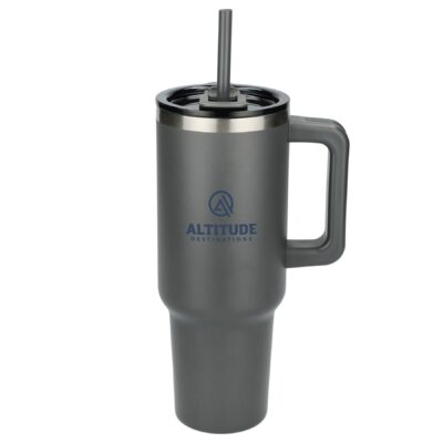 Pinnacle Recycled Travel Tumbler with Straw 40oz-1