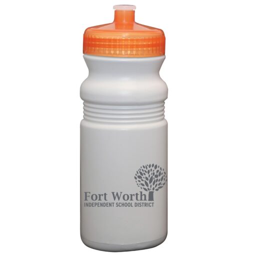 20 Oz. USA-Made White Sport Bottle with Push-Pull Lid-7