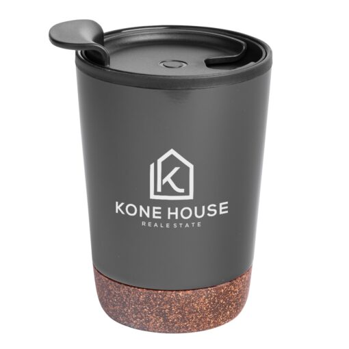 10Oz. Stainless Steel Zoe Tumbler With Cork Base-8