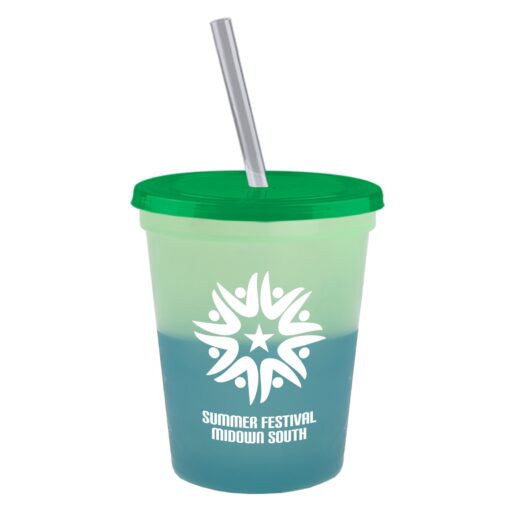16 Oz. Cool Color Change Straw Cup-9