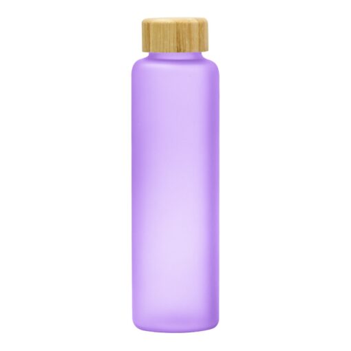 17 Oz. Belle Glass Bottle With Bamboo Lid-3