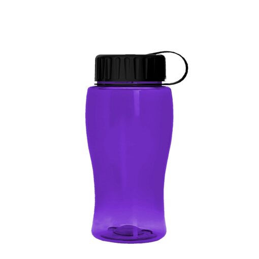 18 Oz. Poly Pure Junior Sports Bottle w/Tethered Lid-8