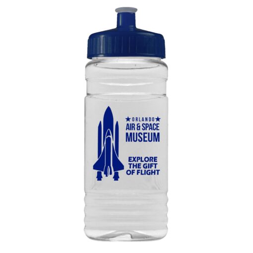 20 Oz. Clear Pete Sports Bottle w/Push-Pull Lid-7
