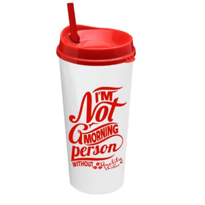 20 oz. Travel Tumbler with Auto Sip Lid & Straw-1