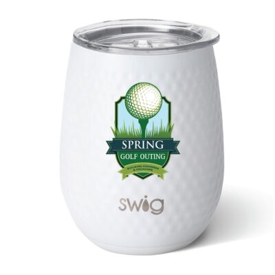 Swig® 14 Oz. Golf Partee Stemless Wine Cup (Full Color Digital)-1