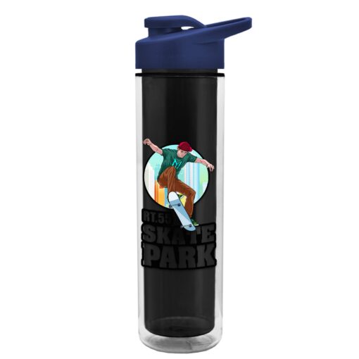The Chiller 16 Oz. Double Wall Insulated Bottle w/Drink-Thru Lid (Digital)-7