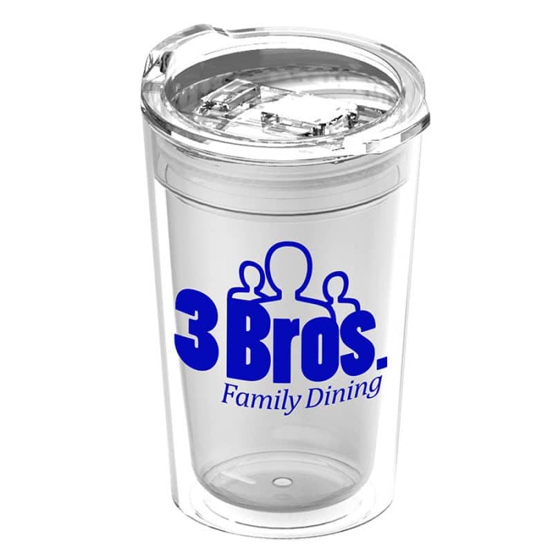 14 Oz. Sentinel Transparent Tumbler w/Slide Lid-2