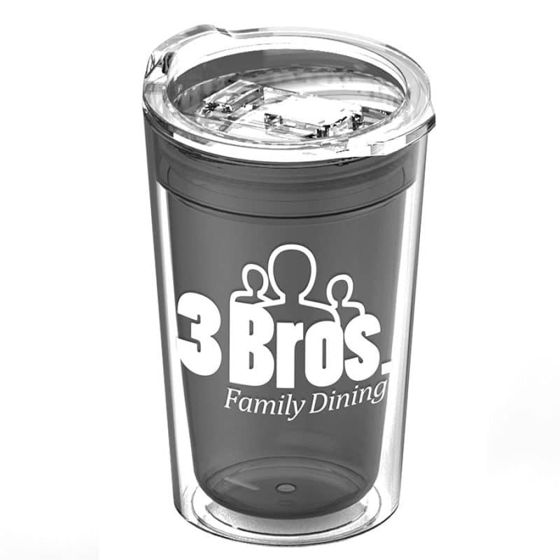 14 Oz. Sentinel Transparent Tumbler w/Slide Lid-3
