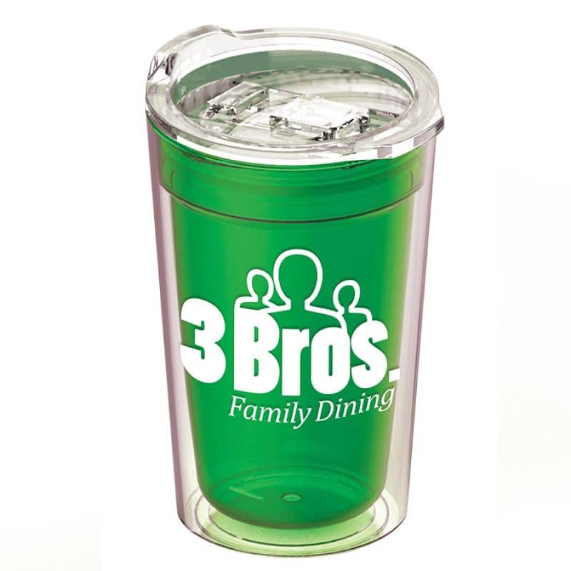 14 Oz. Sentinel Transparent Tumbler w/Slide Lid-4