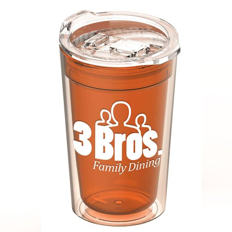 14 Oz. Sentinel Transparent Tumbler w/Slide Lid-5