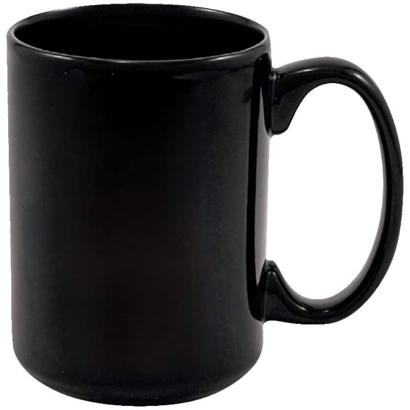 15 Oz Full Color Black Stoneware Magna Mug-2