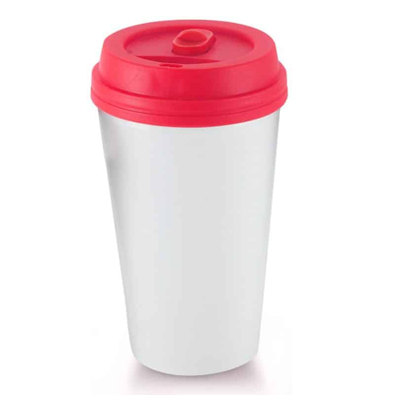 16 Oz. Biodegradable Tumbler- Gift Boxed w/8 Oz. Hot Chocolate Mix-6