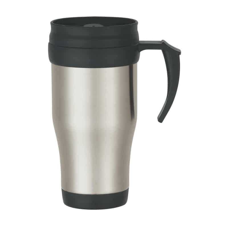 16 Oz. Stainless Steel Slide Action Travel Mug-3