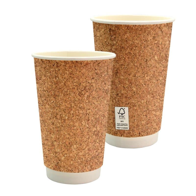 16 oz. Full Color Cork Pattern Paper Cup-2