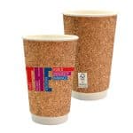 16 oz. Full Color Cork Pattern Paper Cup-1