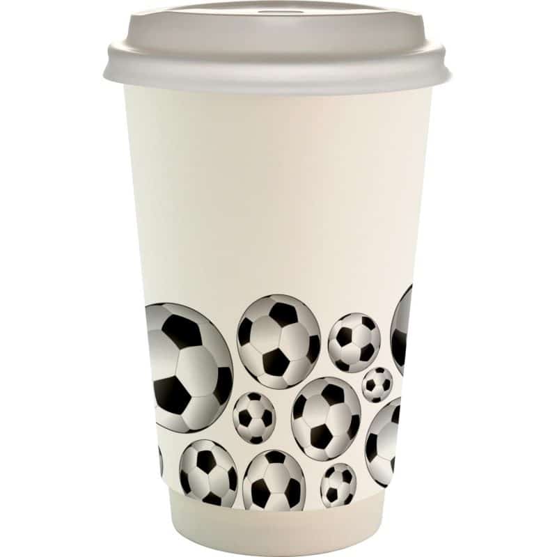 16 oz. Full Color Sporty Paper Cup With Lid-6