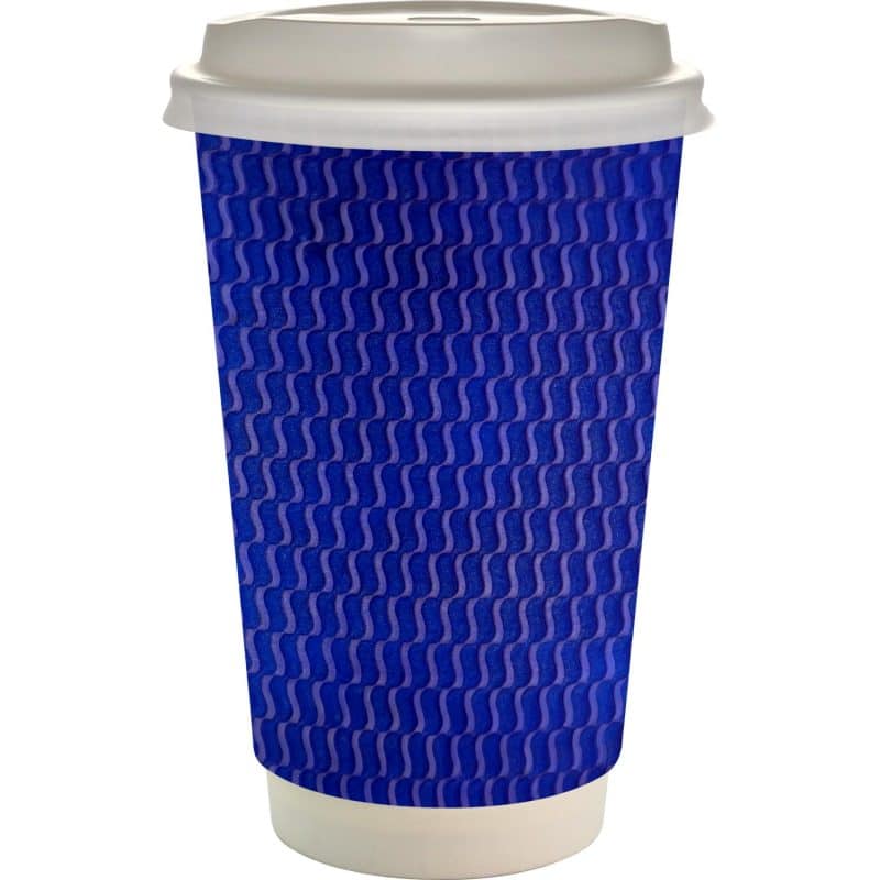 16 oz. Full Color Wave Paper Cup With Lid-6