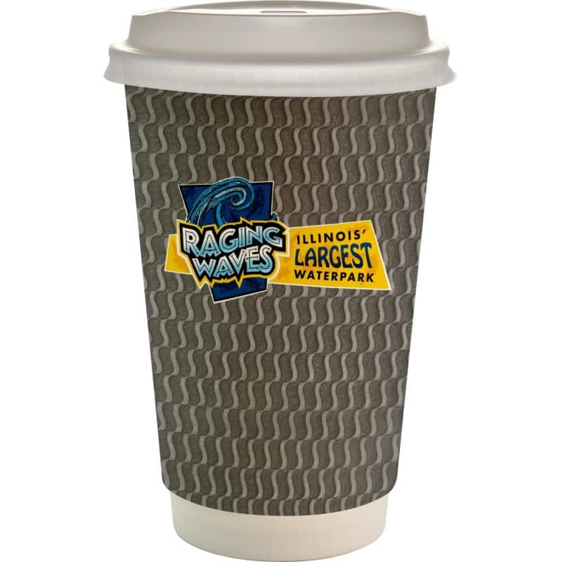 16 oz. Full Color Wave Paper Cup With Lid-9