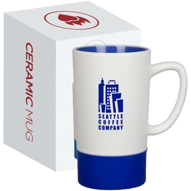 16 Oz Monument Ceramic Mug With Silicone Accent-5