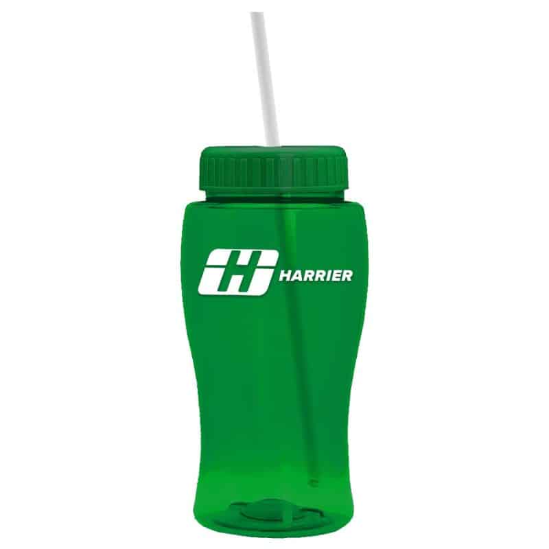 18 Oz. Pure-Poly Junior Sports Bottle w/Straw Lid-6