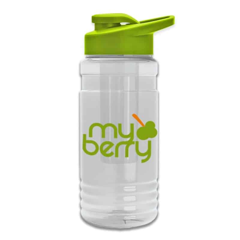 20 Oz. Transparent Sports Bottle w/Drink Thru Lid & Infuser-5