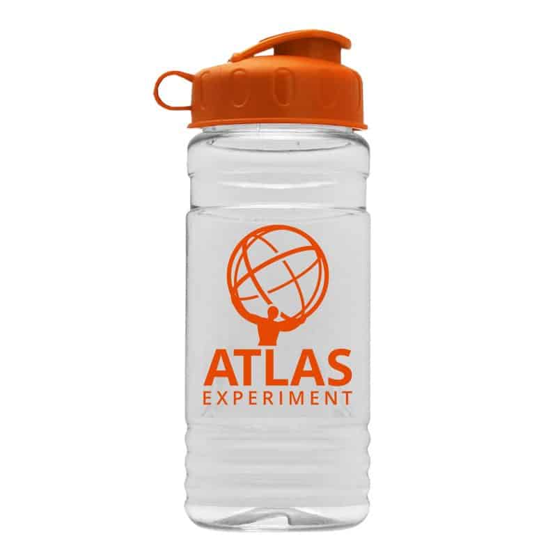 20 Oz. Transparent Sports Bottle w/Flip Top Lid-9