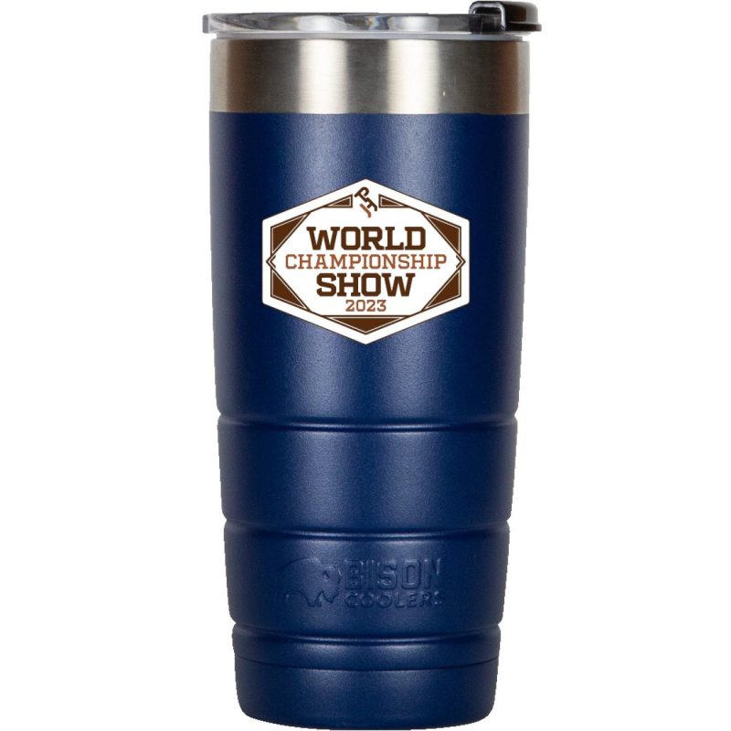 22 oz Leakproof Bison Tumbler - Stainless Steel - Custom-9