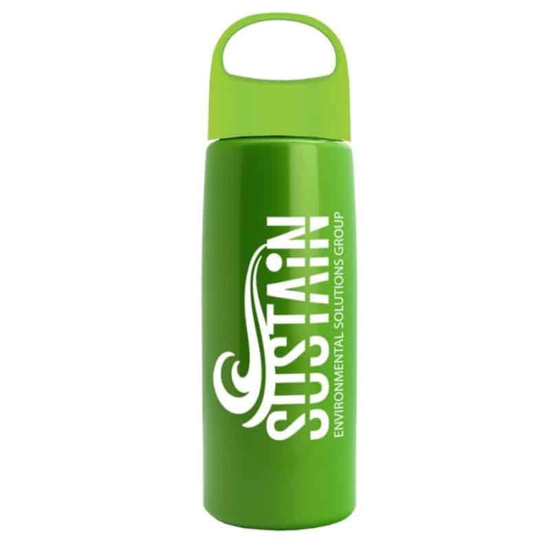 26 Oz. Metalike Flair Bottle w/Oval Crest Lid-3