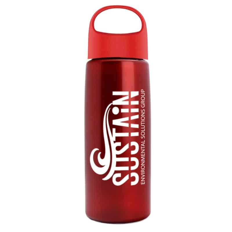 26 Oz. Metalike Flair Bottle w/Oval Crest Lid-5