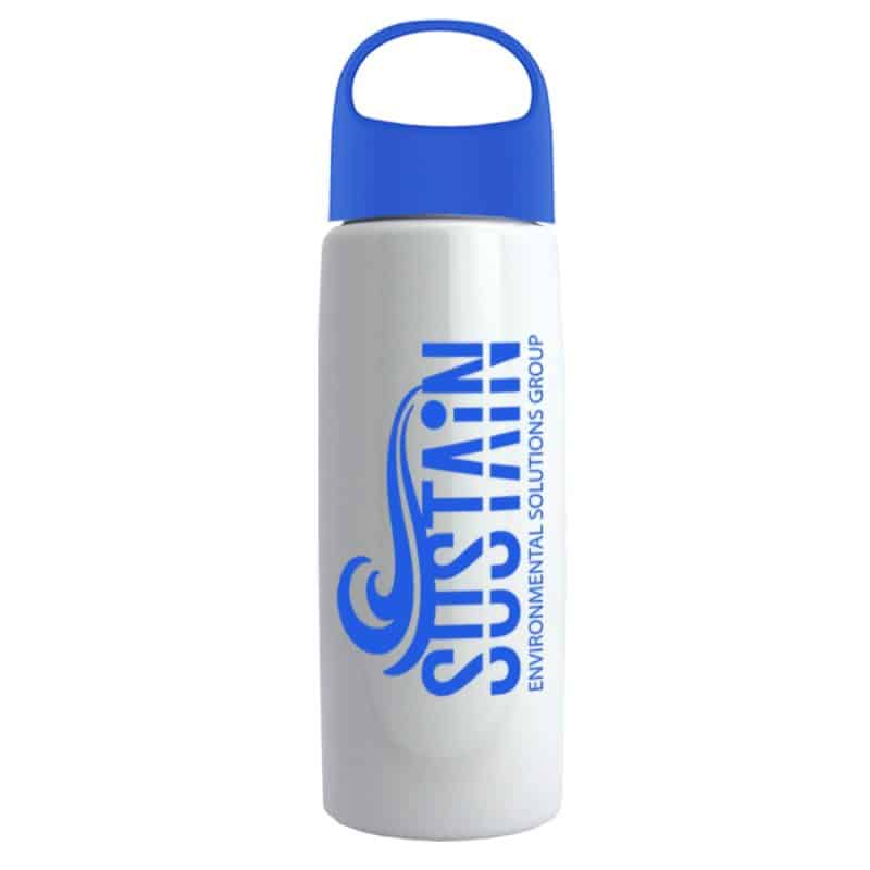 26 Oz. Metalike Flair Bottle w/Oval Crest Lid-8