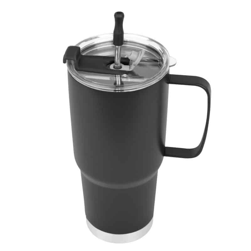 30 Oz. Lisbon Stainless Steel Tumbler With Straw-4