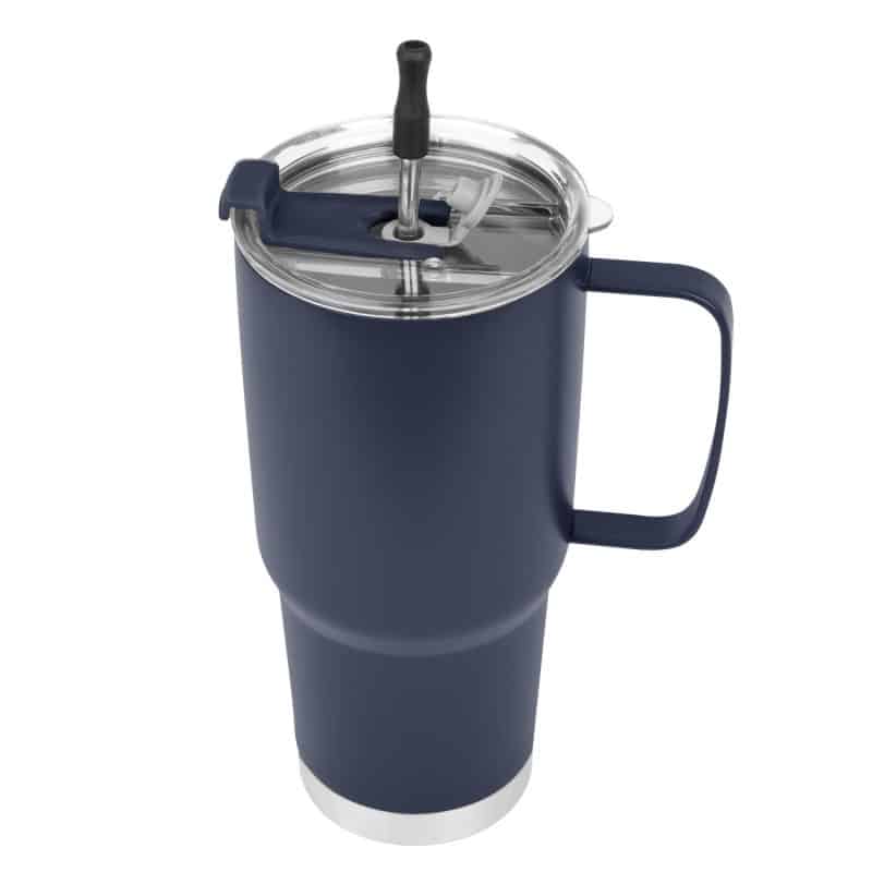 30 Oz. Lisbon Stainless Steel Tumbler With Straw-7