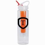 32 oz. Chillin Bottle With Color-Coordinated Infuser and Straw-4