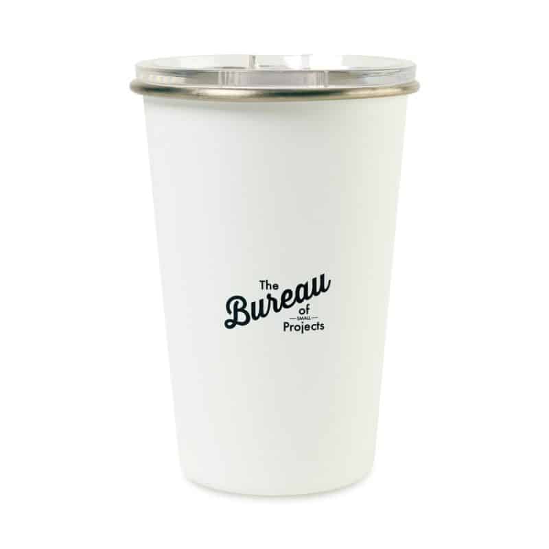 Arlo Classics Stainless Steel Travel Tumbler - 14 Oz. - White-1