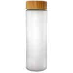 Bamboo Pattern 22 oz. Frosted Glass Bottle-2