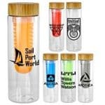Bamboo Pattern 24 oz Bottle with Fruit Infuser-1