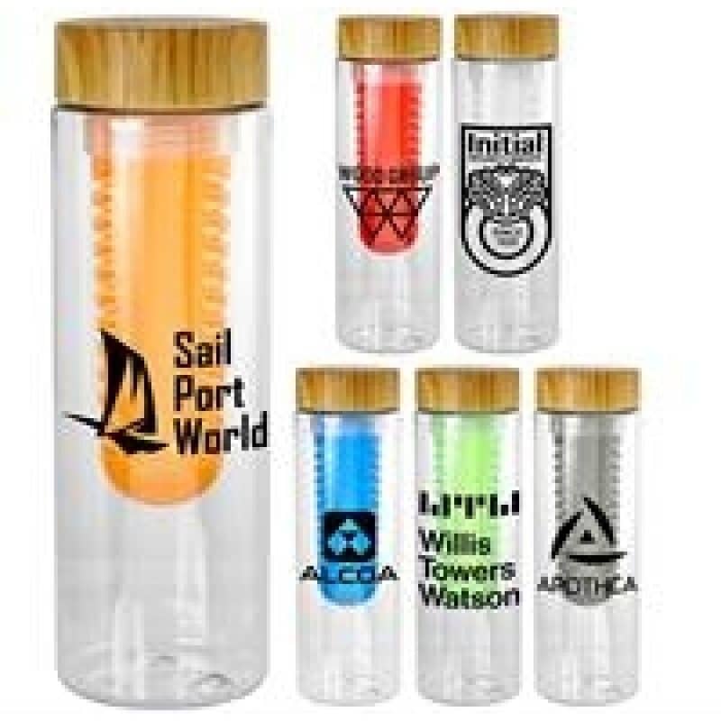Bamboo Pattern 24 oz Bottle with Fruit Infuser-1