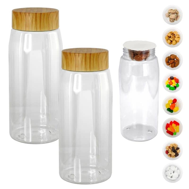 Bamboo Pattern 25 oz. Recycled Snack Bottle-2