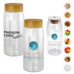 Bamboo Pattern 25 oz. Recycled Snack Bottle-1