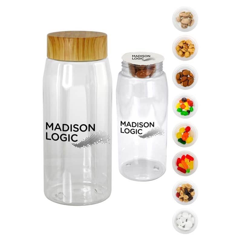Bamboo Pattern 25 oz. Recycled Snack Bottle-3