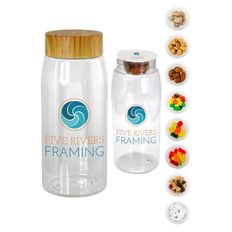 Bamboo Pattern 25 oz. Recycled Snack Bottle-4
