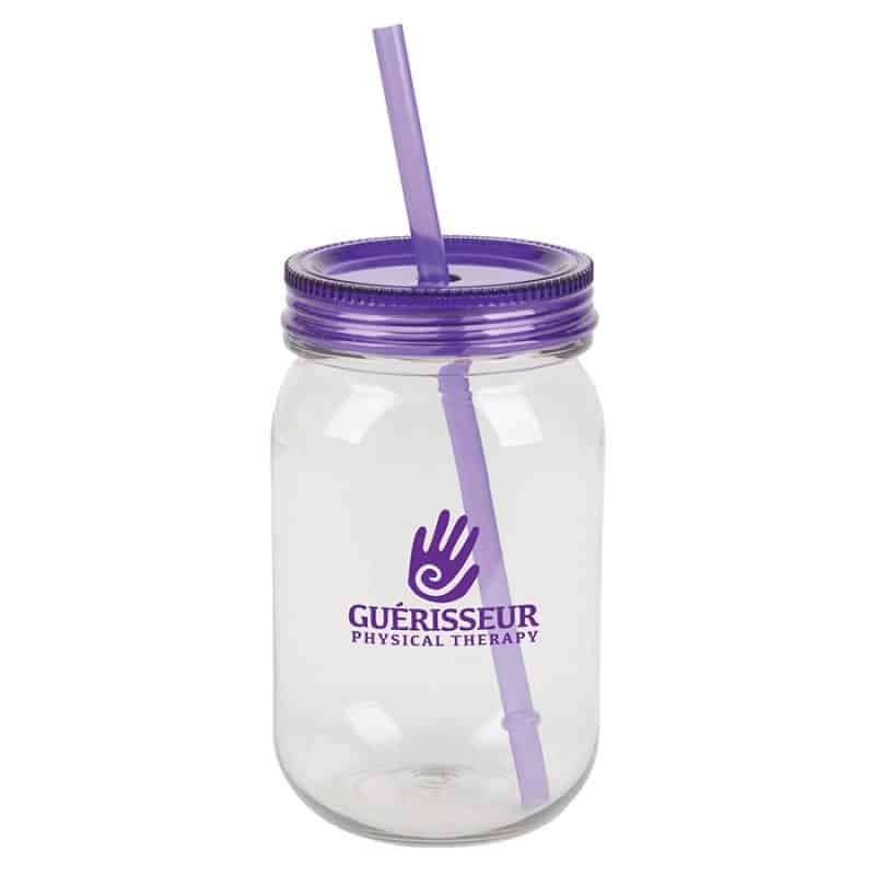 Bootlegger II 27 oz. RPET Mason Jar Tumbler-6