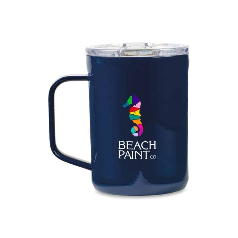 CORKCICLE® Coffee Mug - 16 oz. - Gloss Navy-3