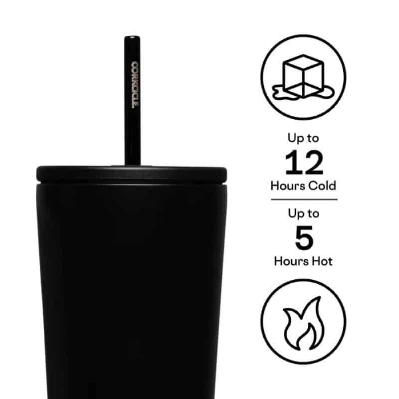 CORKCICLE® Cold Cup - 24 Oz. - Matte Black-4