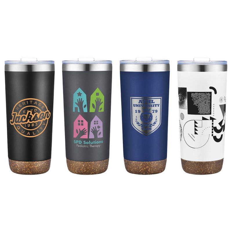 Cerano 22 oz Vacuum Insulated Tumbler with Cork Base-1